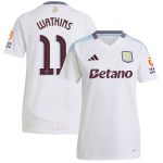 Aston Villa Shirts - aston villa adidas away shirt 2024-25 – womens with watkins 11 cup printing Collection of Official Fan Gear