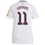 Aston Villa Shirts - aston villa adidas away shirt 2024-25 – womens with watkins 11 cup printing Collection of Official Fan Gear