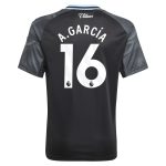 Aston Villa Shirts - aston villa adidas away shirt 2025-26 – kids with a.garcía 16 printing Collection of Official Fan Gear