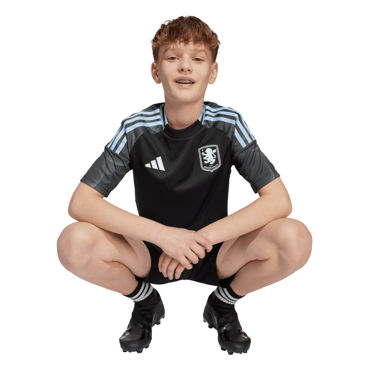 Aston Villa Shirts - aston villa adidas away shirt 2025-26 – kids with custom printing Collection of Official Fan Gear