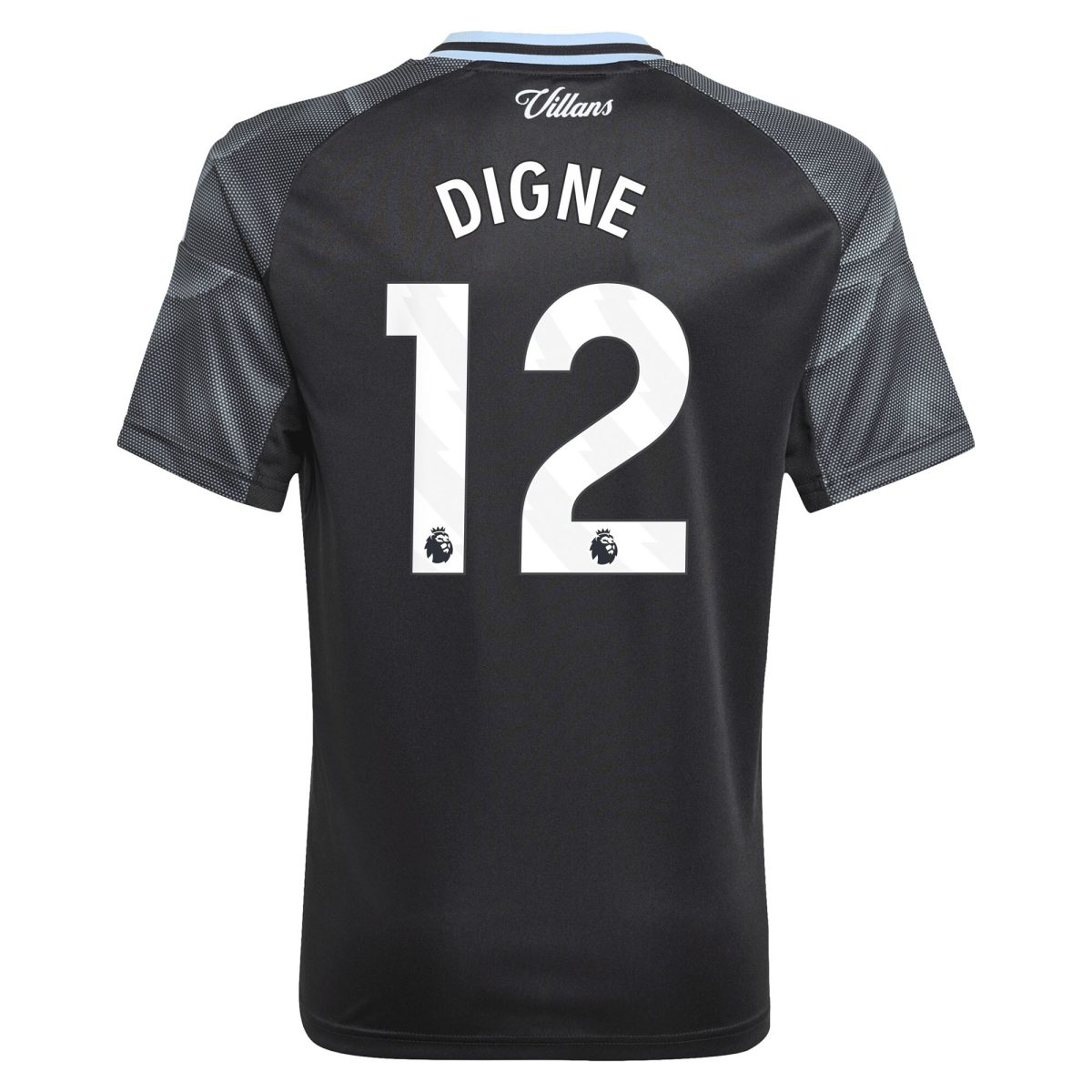 Aston Villa Shirts - aston villa adidas away shirt 2025-26 – kids with digne 12 printing Collection of Official Fan Gear
