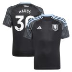 Aston Villa Shirts - aston villa adidas away shirt 2025-26 – kids with hause 30 printing Collection of Official Fan Gear