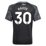 Aston Villa Shirts - aston villa adidas away shirt 2025-26 – kids with hause 30 printing Collection of Official Fan Gear
