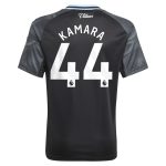 Aston Villa Shirts - aston villa adidas away shirt 2025-26 – kids with kamara 44 printing Collection of Official Fan Gear
