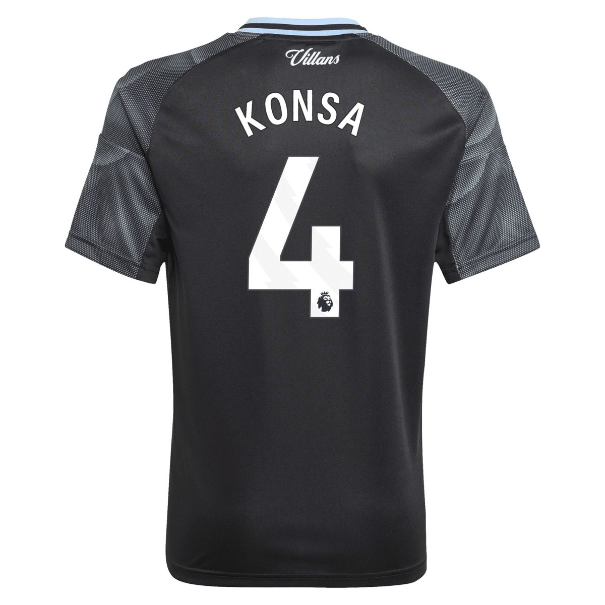 Aston Villa Shirts - aston villa adidas away shirt 2025-26 – kids with konsa 4 printing Collection of Official Fan Gear
