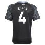 Aston Villa Shirts - aston villa adidas away shirt 2025-26 – kids with konsa 4 printing Collection of Official Fan Gear