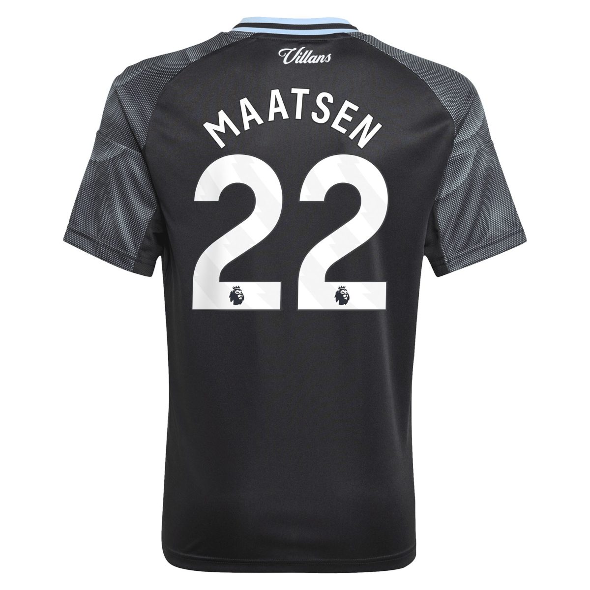 Aston Villa Shirts - aston villa adidas away shirt 2025-26 – kids with maatsen 22 printing Collection of Official Fan Gear