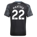 Aston Villa Shirts - aston villa adidas away shirt 2025-26 – kids with maatsen 22 printing Collection of Official Fan Gear