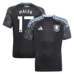 Aston Villa Shirts - aston villa adidas away shirt 2025-26 – kids with malen 17 printing Collection of Official Fan Gear