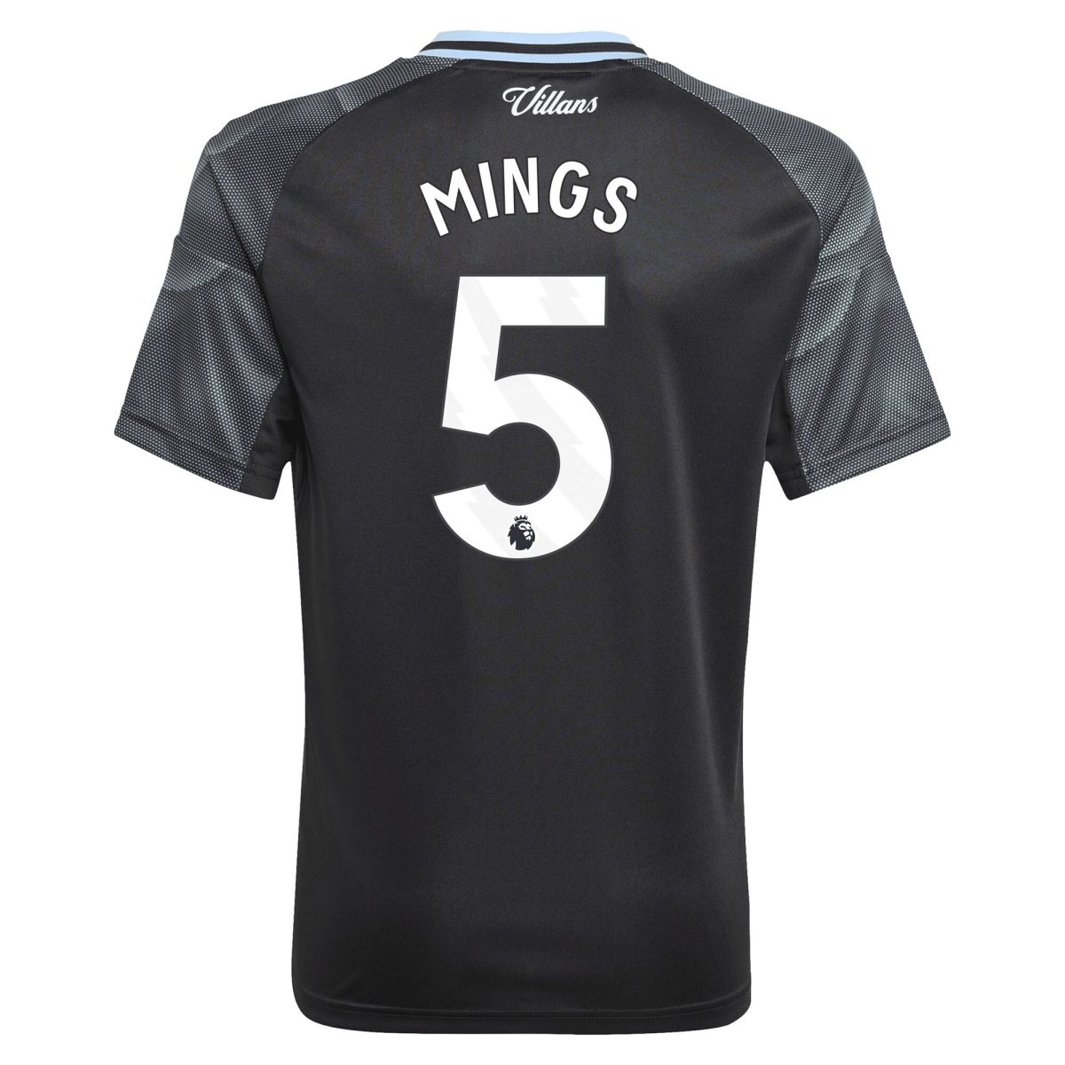 Aston Villa Shirts - aston villa adidas away shirt 2025-26 – kids with mings 5 printing Collection of Official Fan Gear