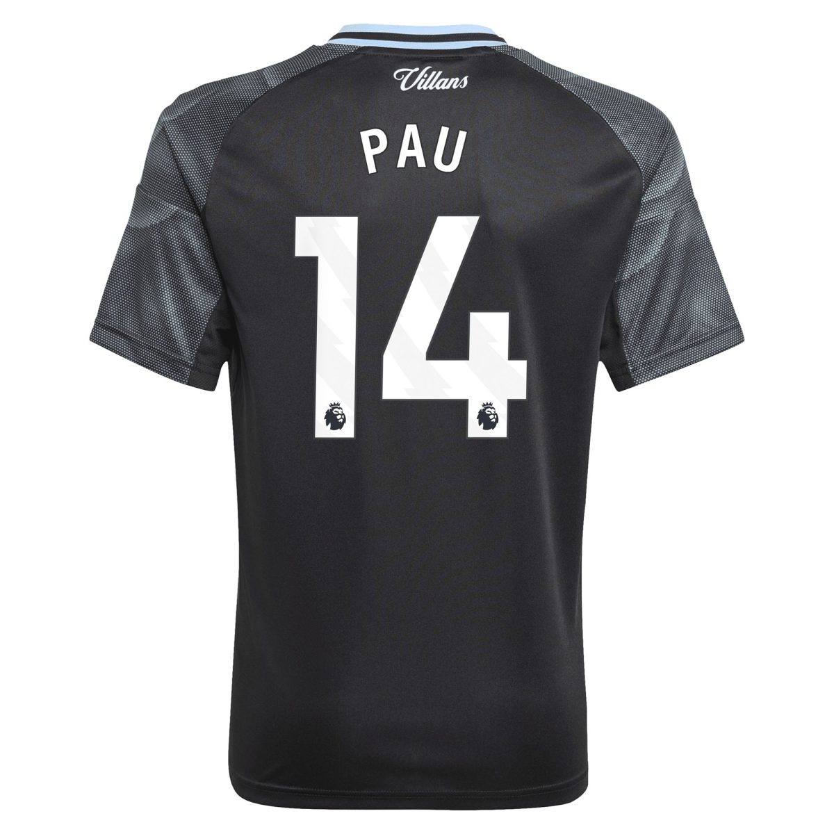 Aston Villa Shirts - aston villa adidas away shirt 2025-26 – kids with pau 14 printing Collection of Official Fan Gear
