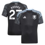 Aston Villa Shirts - aston villa adidas away shirt 2025-26 – kids with rogers 27 printing Collection of Official Fan Gear