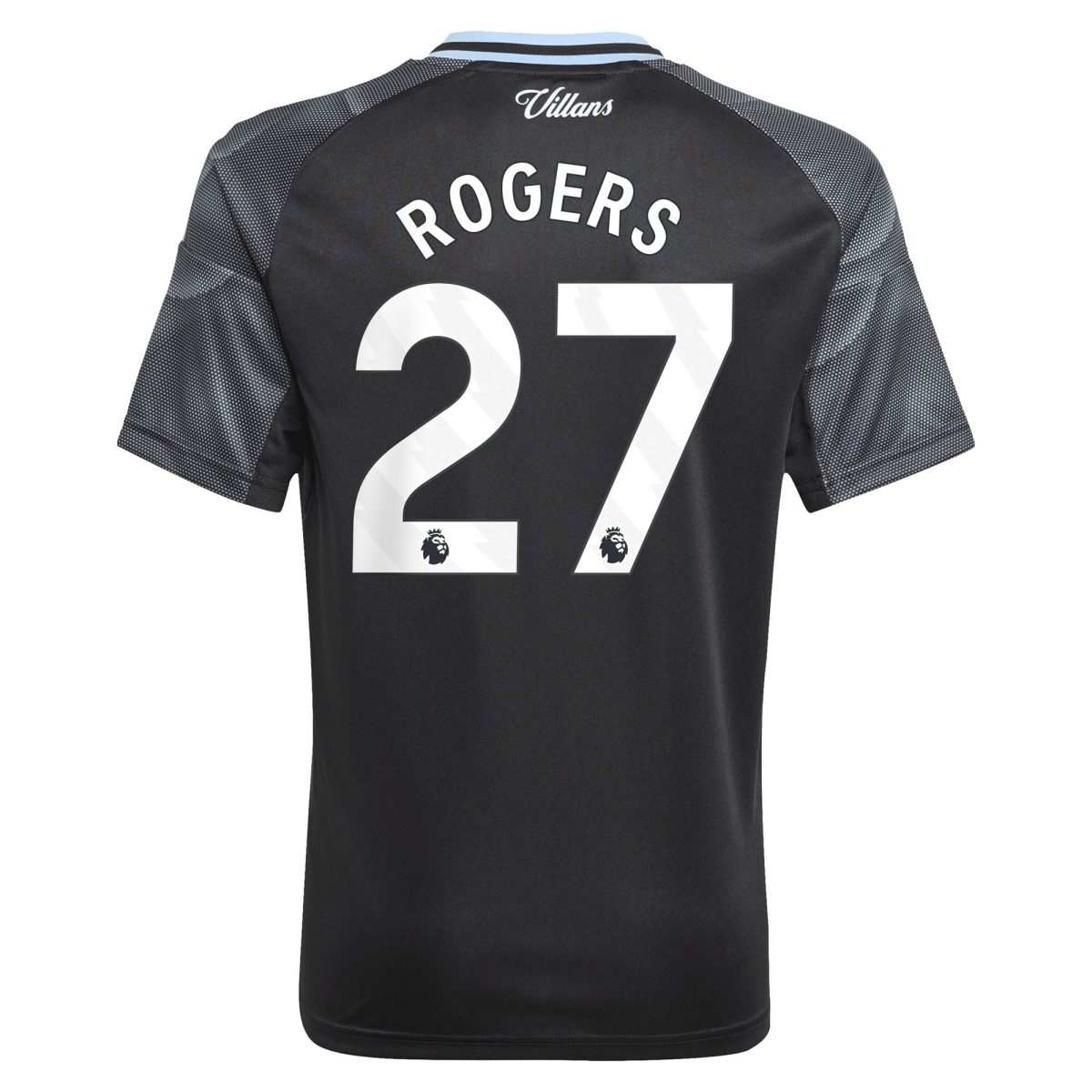 Aston Villa Shirts - aston villa adidas away shirt 2025-26 – kids with rogers 27 printing Collection of Official Fan Gear