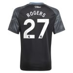 Aston Villa Shirts - aston villa adidas away shirt 2025-26 – kids with rogers 27 printing Collection of Official Fan Gear