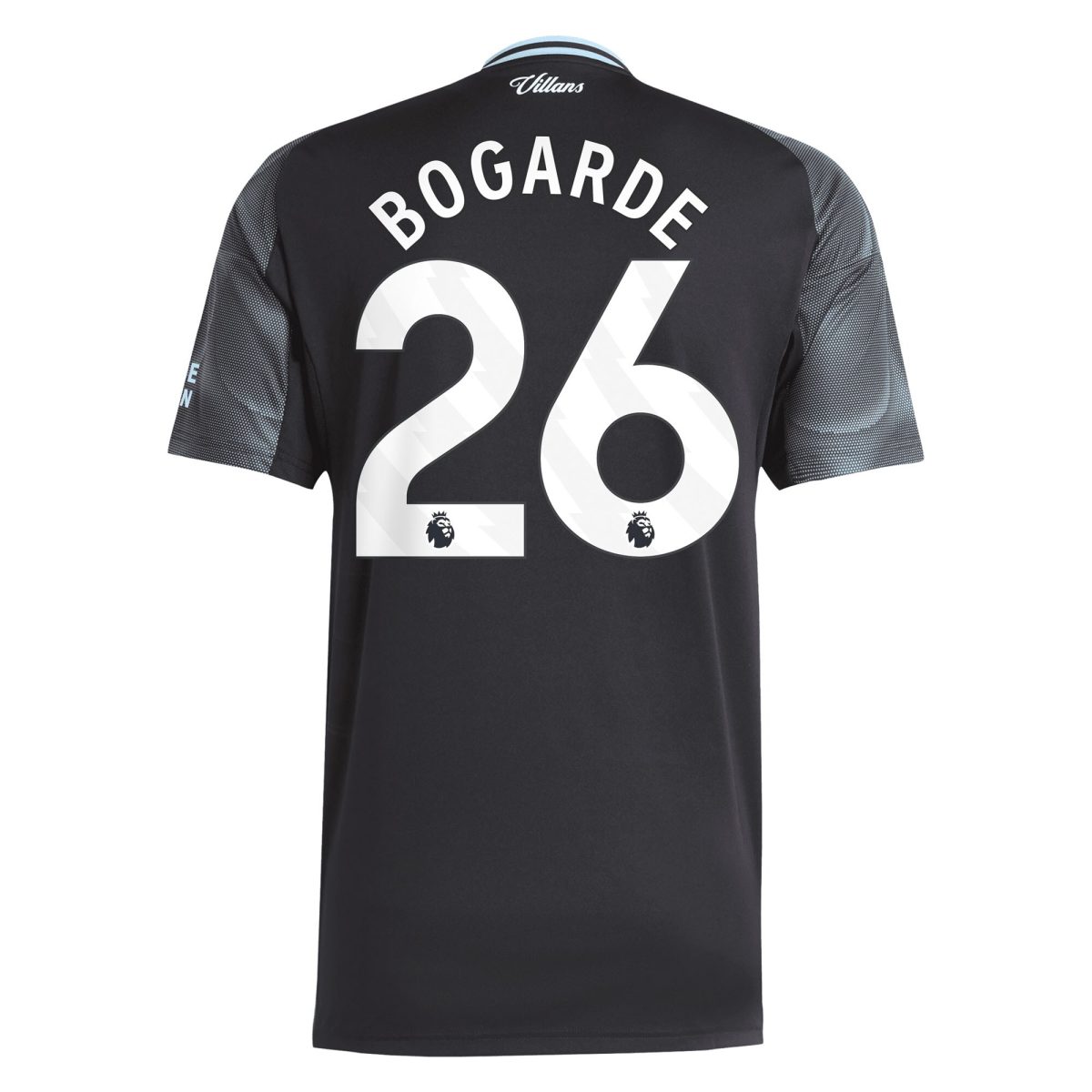 Aston Villa Shirts - aston villa adidas away shirt 2025-26 with bogarde 26 printing Collection of Official Fan Gear