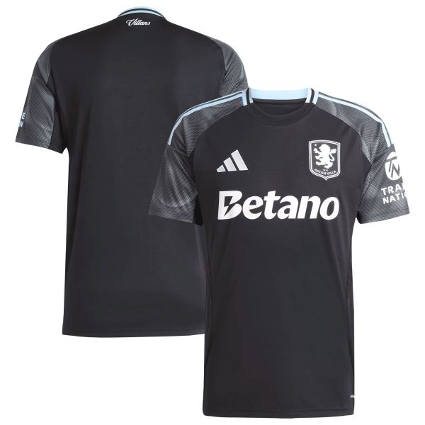 Aston Villa Shirts - aston villa adidas away shirt 2025-26 with custom printing Collection of Official Fan Gear