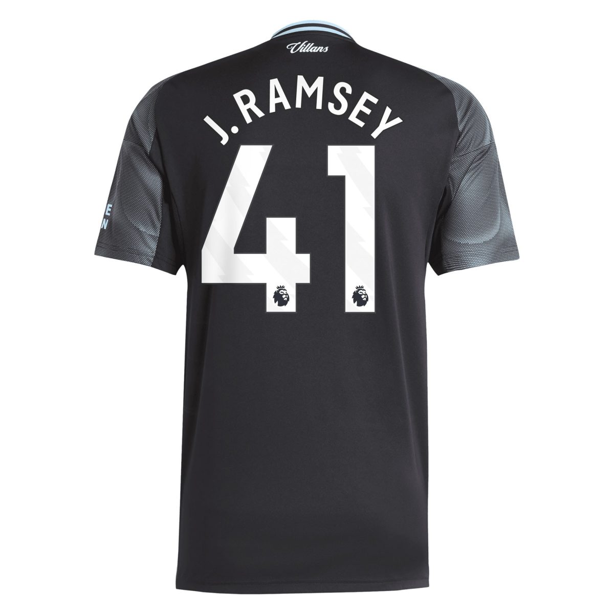 Aston Villa Shirts - aston villa adidas away shirt 2025-26 with j. ramsey 41 printing Collection of Official Fan Gear