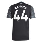 Aston Villa Shirts - aston villa adidas away shirt 2025-26 with kamara 44 printing Collection of Official Fan Gear