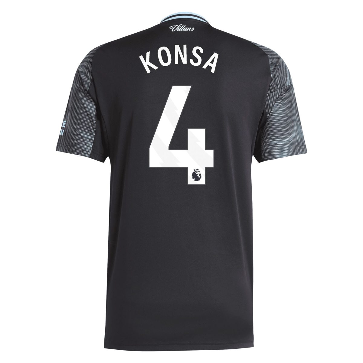 Aston Villa Shirts - aston villa adidas away shirt 2025-26 with konsa 4 printing Collection of Official Fan Gear