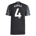 Aston Villa Shirts - aston villa adidas away shirt 2025-26 with konsa 4 printing Collection of Official Fan Gear