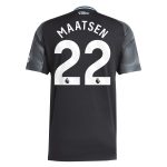 Aston Villa Shirts - aston villa adidas away shirt 2025-26 with maatsen 22 printing Collection of Official Fan Gear