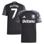 Aston Villa Shirts - aston villa adidas away shirt 2025-26 with mcginn 7 printing Collection of Official Fan Gear