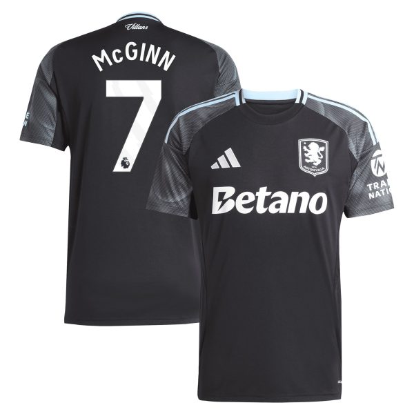 Aston Villa Shirts - aston villa adidas away shirt 2025-26 with mcginn 7 printing Collection of Official Fan Gear