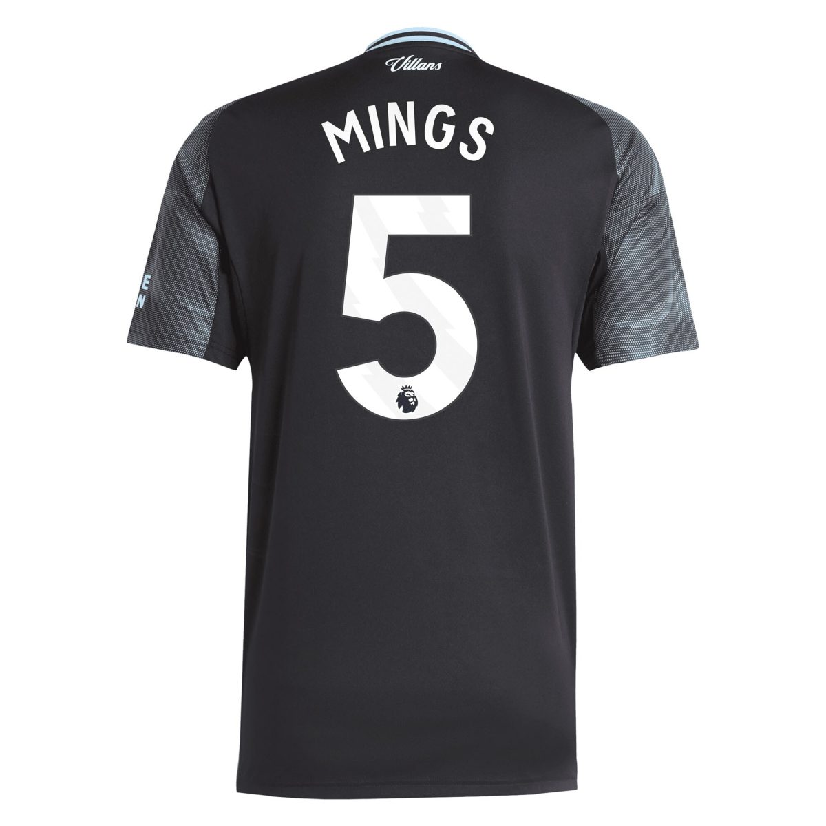 Aston Villa Shirts - aston villa adidas away shirt 2025-26 with mings 5 printing Collection of Official Fan Gear
