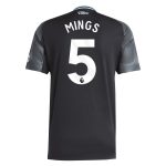 Aston Villa Shirts - aston villa adidas away shirt 2025-26 with mings 5 printing Collection of Official Fan Gear