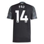 Aston Villa Shirts - aston villa adidas away shirt 2025-26 with pau 14 printing Collection of Official Fan Gear
