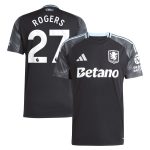Aston Villa Shirts - aston villa adidas away shirt 2025-26 with rogers 27 printing Collection of Official Fan Gear