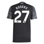 Aston Villa Shirts - aston villa adidas away shirt 2025-26 with rogers 27 printing Collection of Official Fan Gear