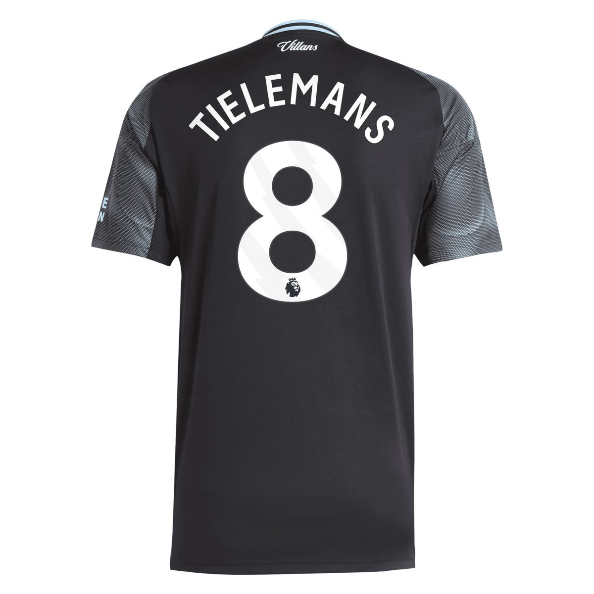 Aston Villa Shirts - aston villa adidas away shirt 2025-26 with tielemans 8 printing Collection of Official Fan Gear