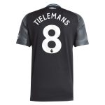 Aston Villa Shirts - aston villa adidas away shirt 2025-26 with tielemans 8 printing Collection of Official Fan Gear