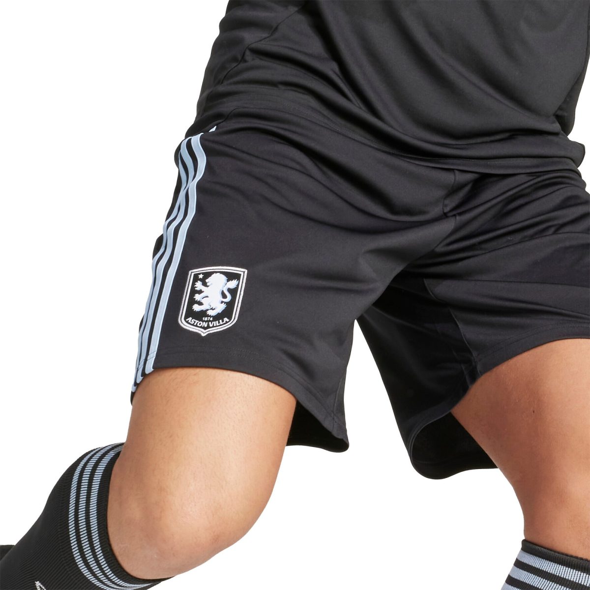 Aston Villa Shirts - aston villa adidas away shorts 2025-26 with custom printing Collection of Official Fan Gear