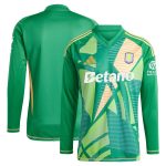 Aston Villa Shirts - aston villa adidas goalkeeper shirt 2024-25 – long sleeve – 201964009 with custom printing Collection of Official Fan Gear