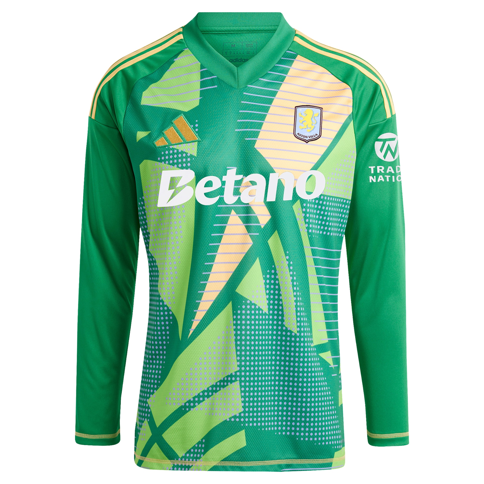 Aston Villa Shirts - aston villa adidas goalkeeper shirt 2024-25 – long sleeve – 201964009 with custom printing Collection of Official Fan Gear