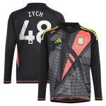 Aston Villa Shirts - aston villa adidas goalkeeper shirt 2024-25 – long sleeve – kids with zych 48 printing – 202153091 Collection of Official Fan Gear