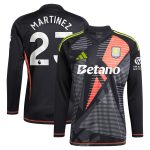 Aston Villa Shirts - aston villa adidas goalkeeper shirt 2024-25 – long sleeve with martinez 23 printing – 202028938 Collection of Official Fan Gear