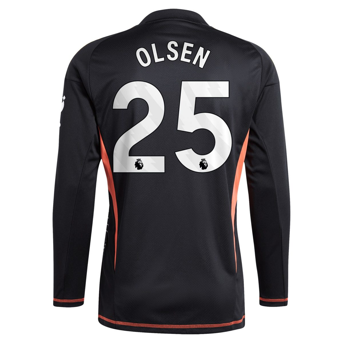 Aston Villa Shirts - aston villa adidas goalkeeper shirt 2024-25 – long sleeve with olsen 25 printing – 202028939 Collection of Official Fan Gear