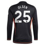 Aston Villa Shirts - aston villa adidas goalkeeper shirt 2024-25 – long sleeve with olsen 25 printing – 202028939 Collection of Official Fan Gear