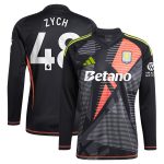 Aston Villa Shirts - aston villa adidas goalkeeper shirt 2024-25 – long sleeve with zych 48 printing – 202153090 Collection of Official Fan Gear