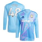 Aston Villa Shirts - aston villa adidas goalkeeper shirt 2024-25 – long sleeve with zych 48 printing – 202153092 Collection of Official Fan Gear