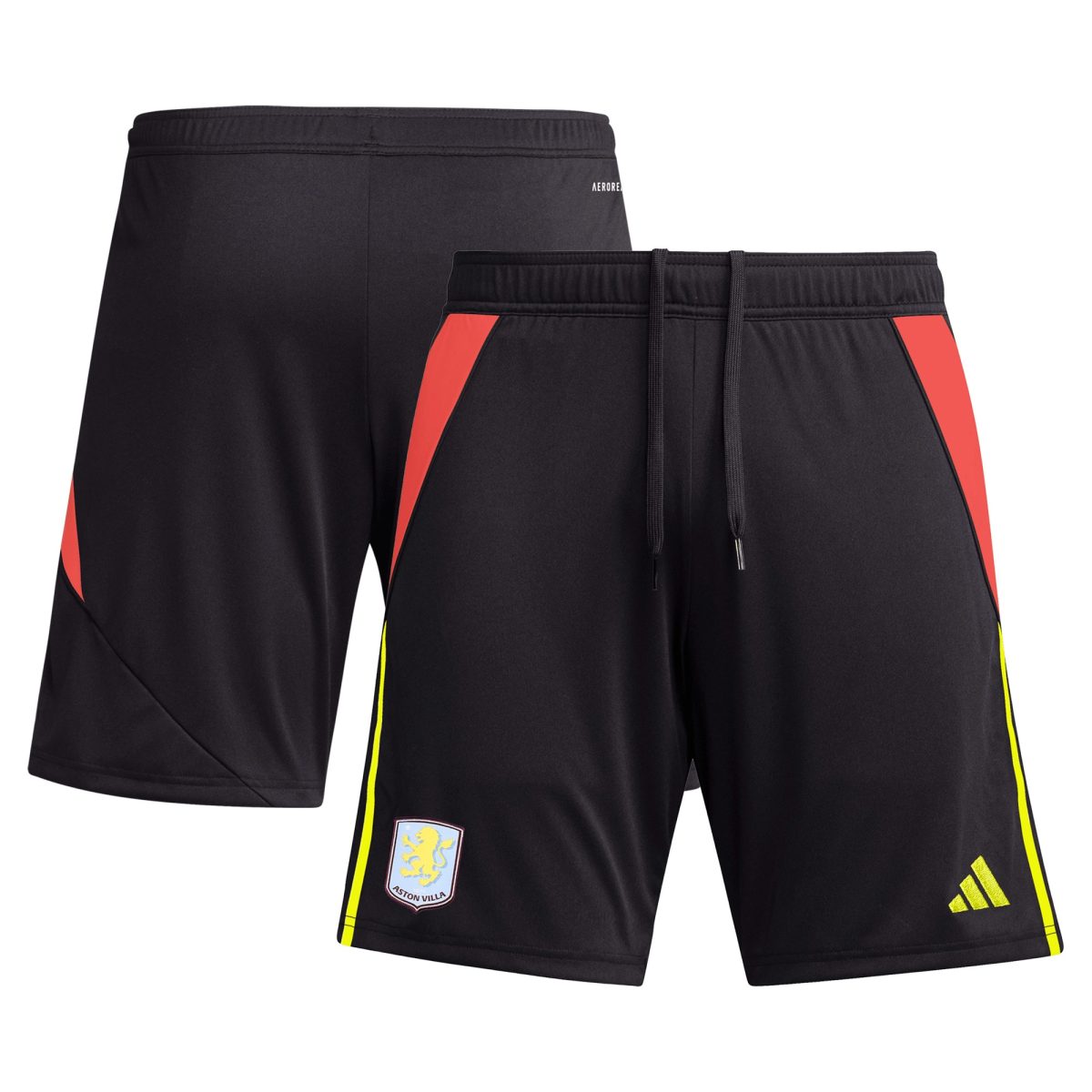 Aston Villa Shirts - aston villa adidas goalkeeper shorts 2024-25 – 201964002 with custom printing Collection of Official Fan Gear