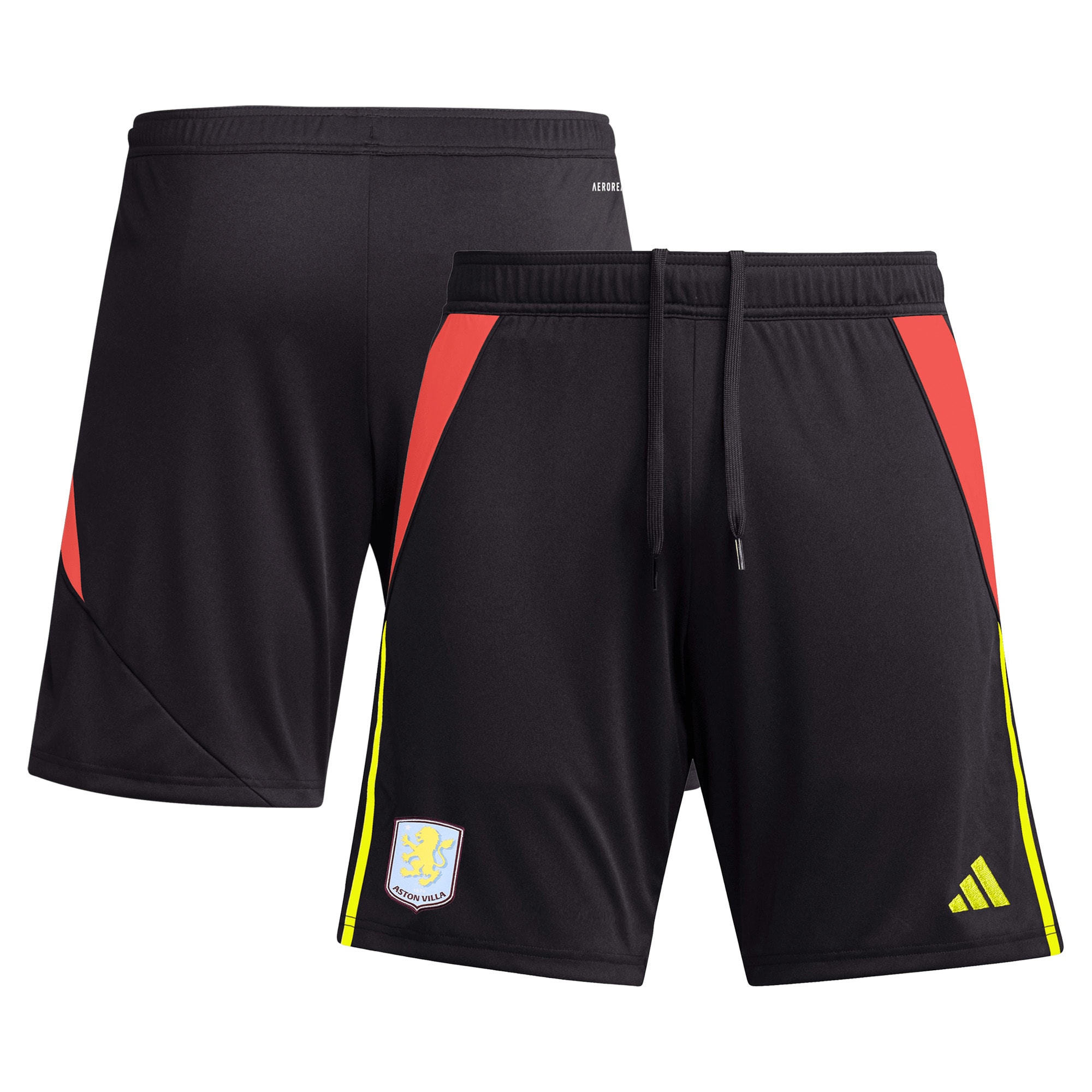 Aston Villa Shirts - aston villa adidas goalkeeper shorts 2024-25 – 201964002 with custom printing Collection of Official Fan Gear