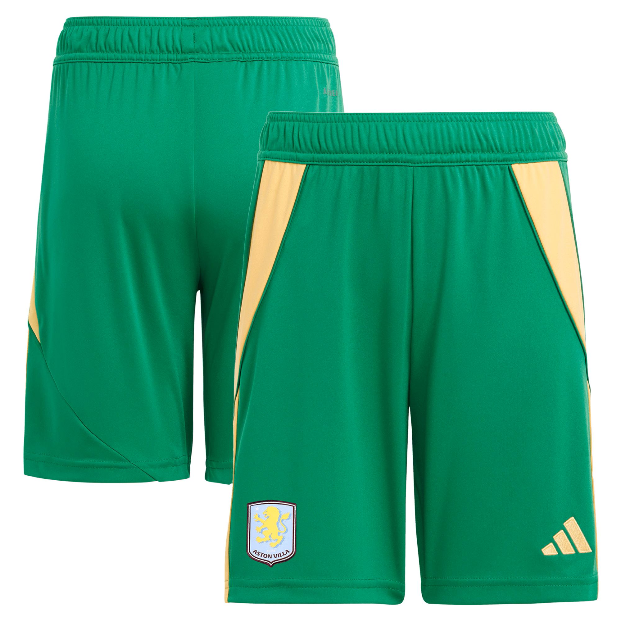 Aston Villa Shirts - aston villa adidas goalkeeper shorts 2024-25 – 201964010 with custom printing Collection of Official Fan Gear