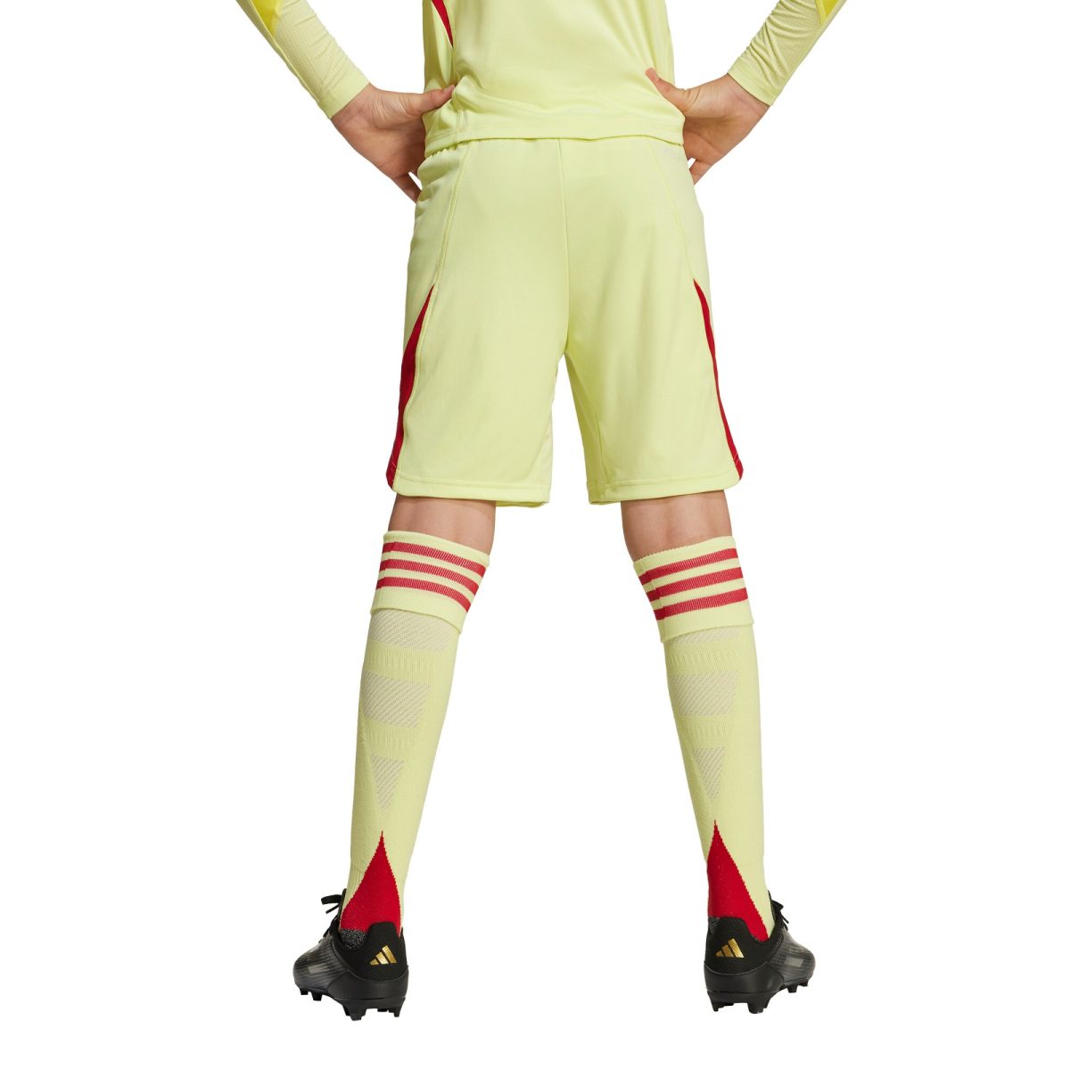 Aston Villa Shirts - aston villa adidas goalkeeper shorts 2025-26 – kids with custom printing Collection of Official Fan Gear