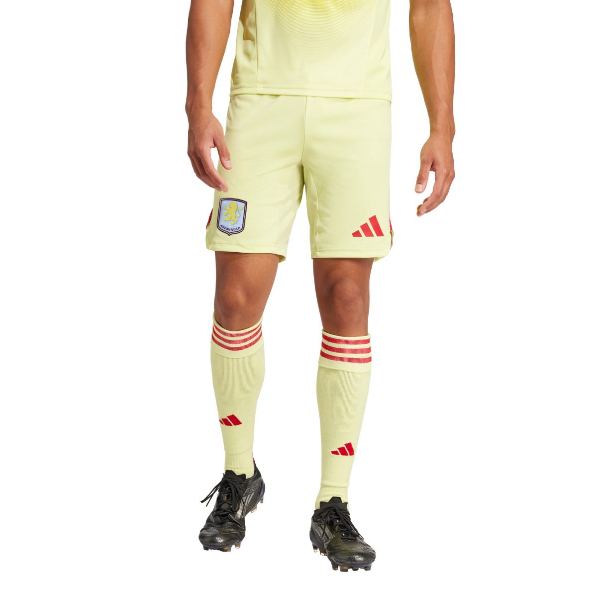 Aston Villa Shirts - aston villa adidas goalkeeper shorts 2025-26 with custom printing Collection of Official Fan Gear