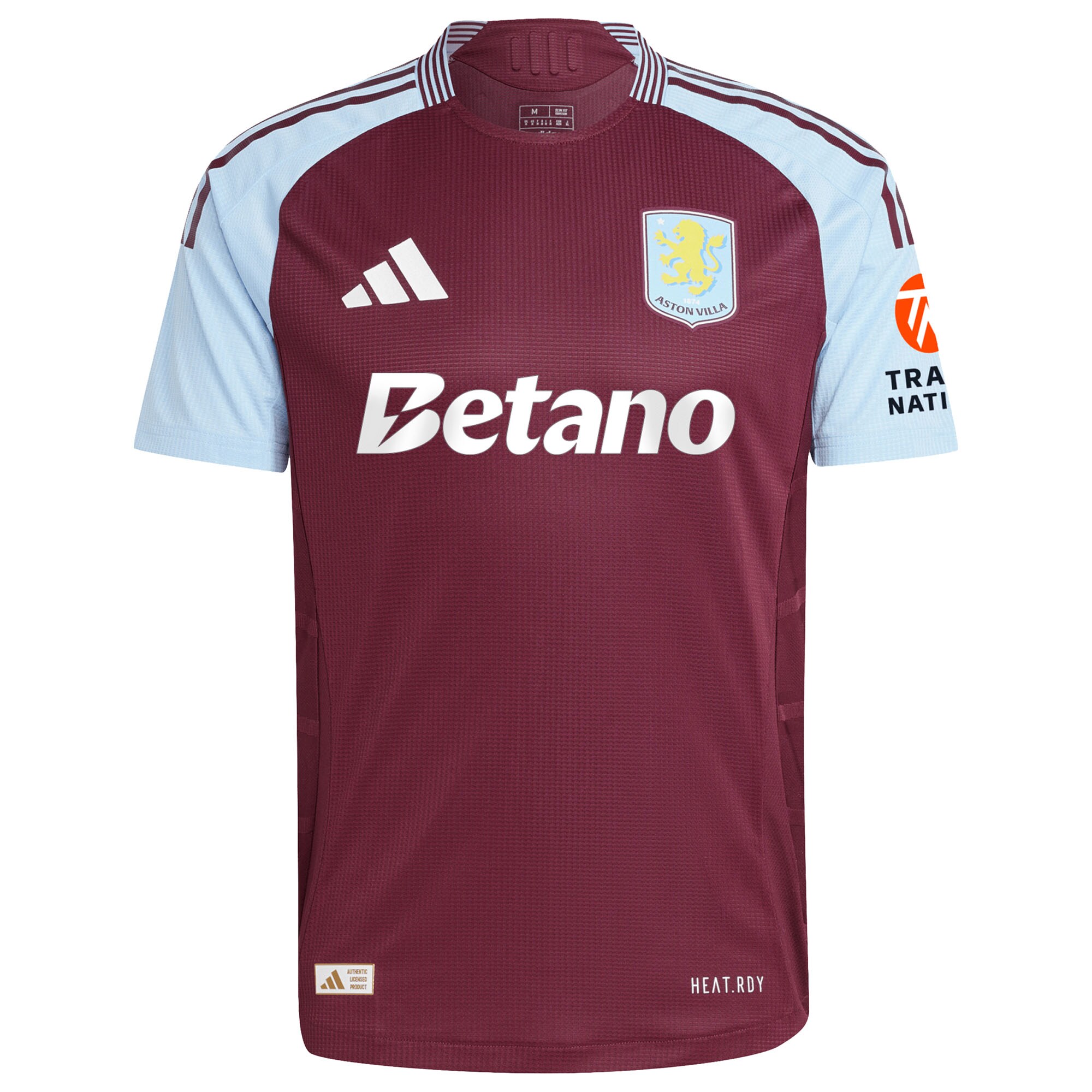 Aston Villa Shirts - aston villa adidas home authentic shirt 2024-25 with bogarde 26 cup printing Collection of Official Fan Gear