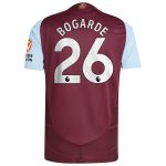 Aston Villa Shirts - aston villa adidas home authentic shirt 2024-25 with bogarde 26 printing Collection of Official Fan Gear